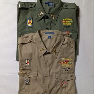 VTG Vietnam War Veteran Tribute Shirts XL – 1LT Mervin Hilke, 199th LIB Infantry